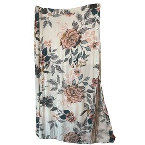 Saltwater LUXE Floral Skirt - Cream and Pink